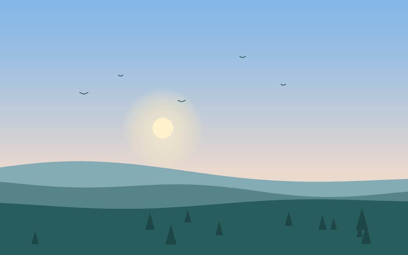Landschaftsillustration