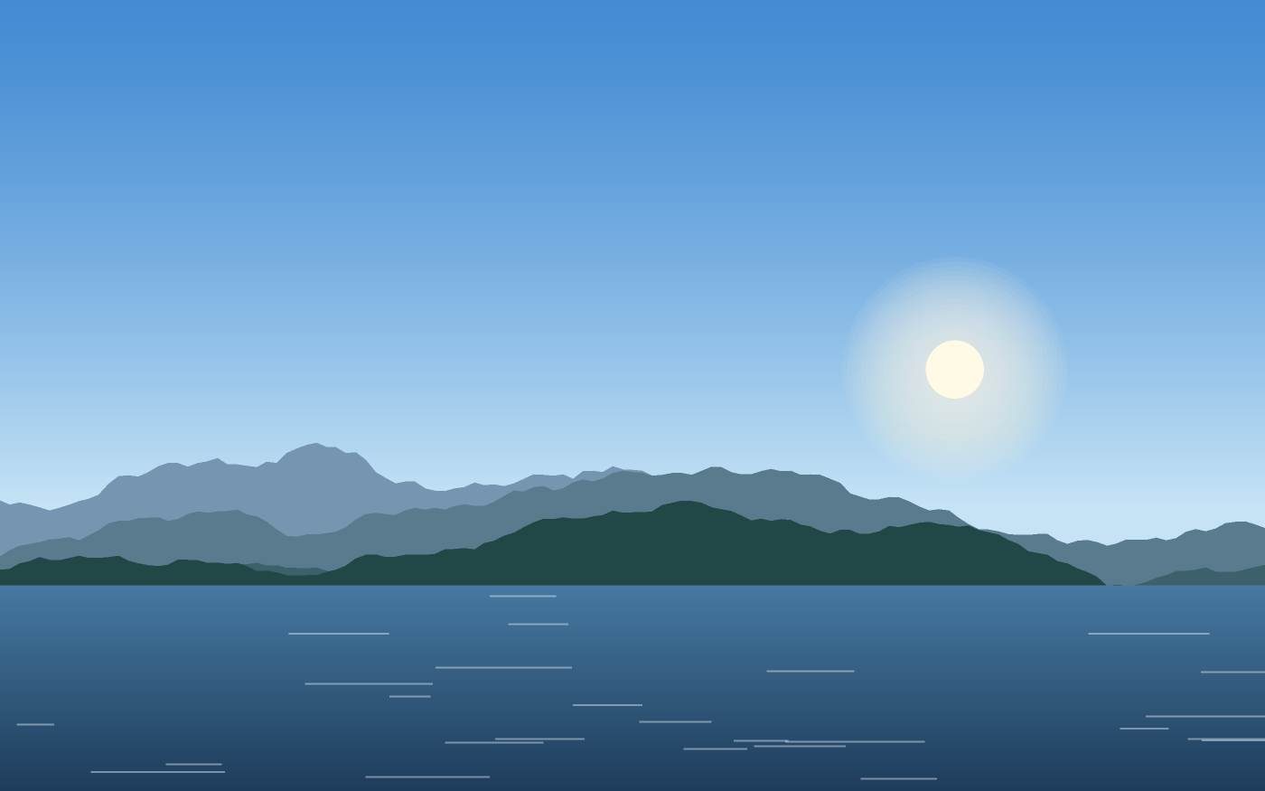 Landschaftsillustration