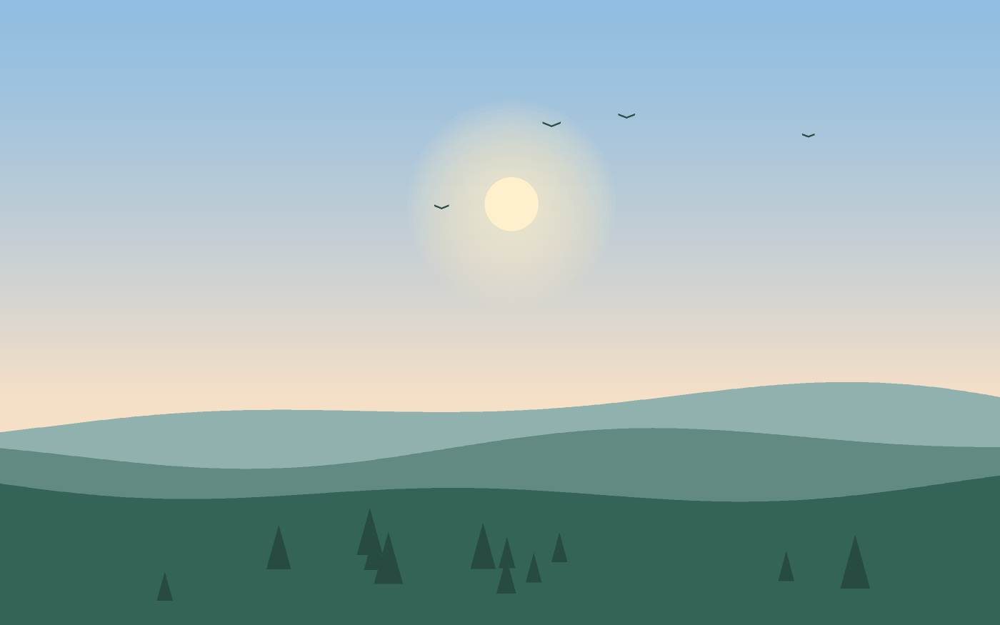 Landschaftsillustration
