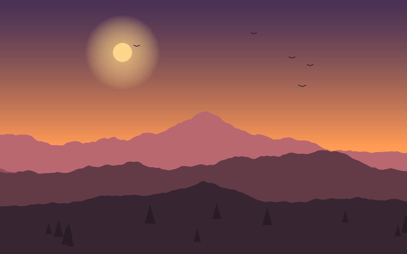 Landschaftsillustration