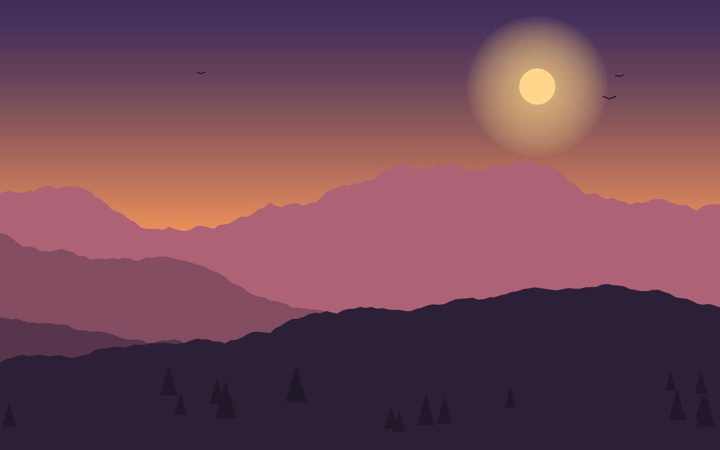 Landschapsillustratie
