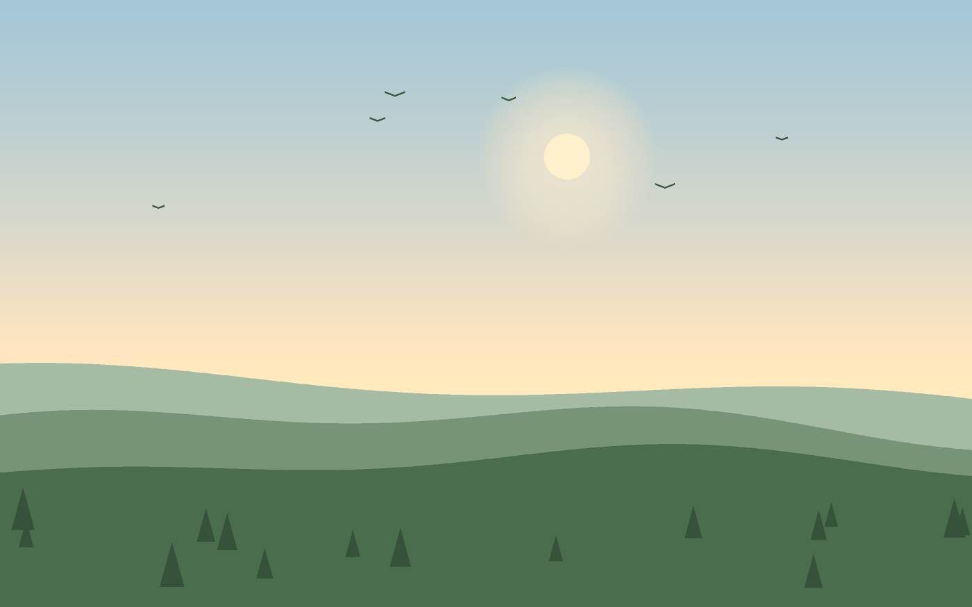 Landschapsillustratie