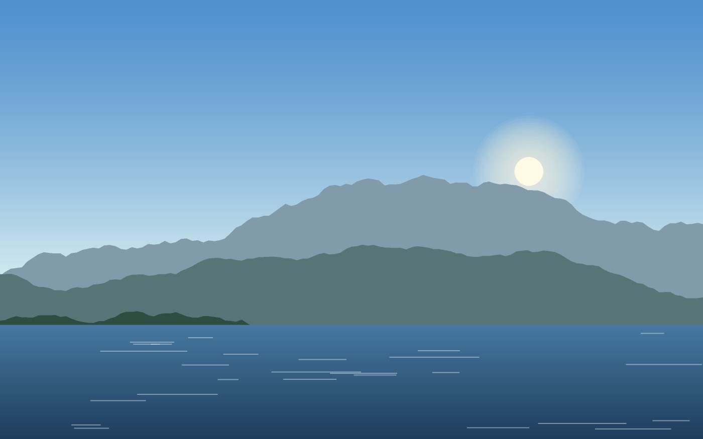 Landschapsillustratie