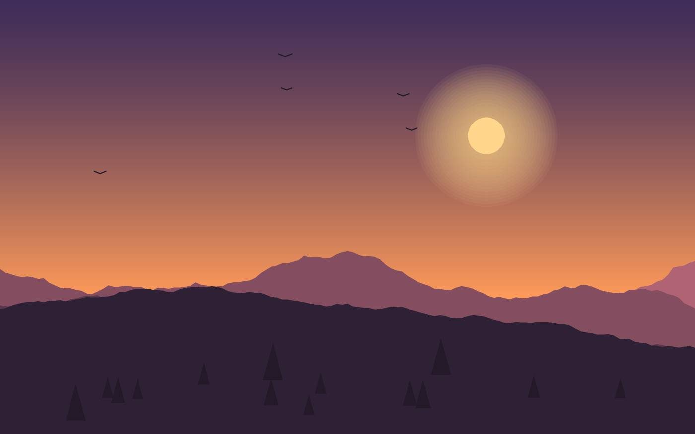 Landschaftsillustration