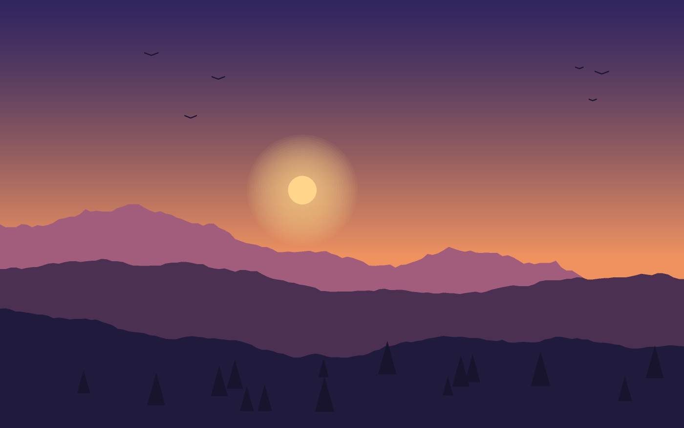 Landschaftsillustration