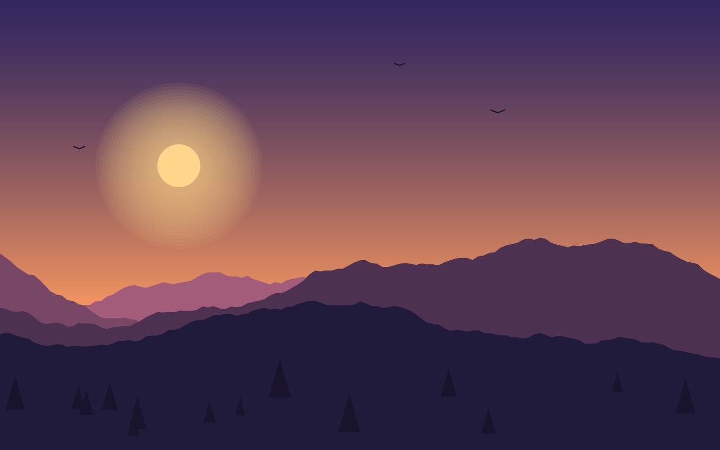 Landschaftsillustration