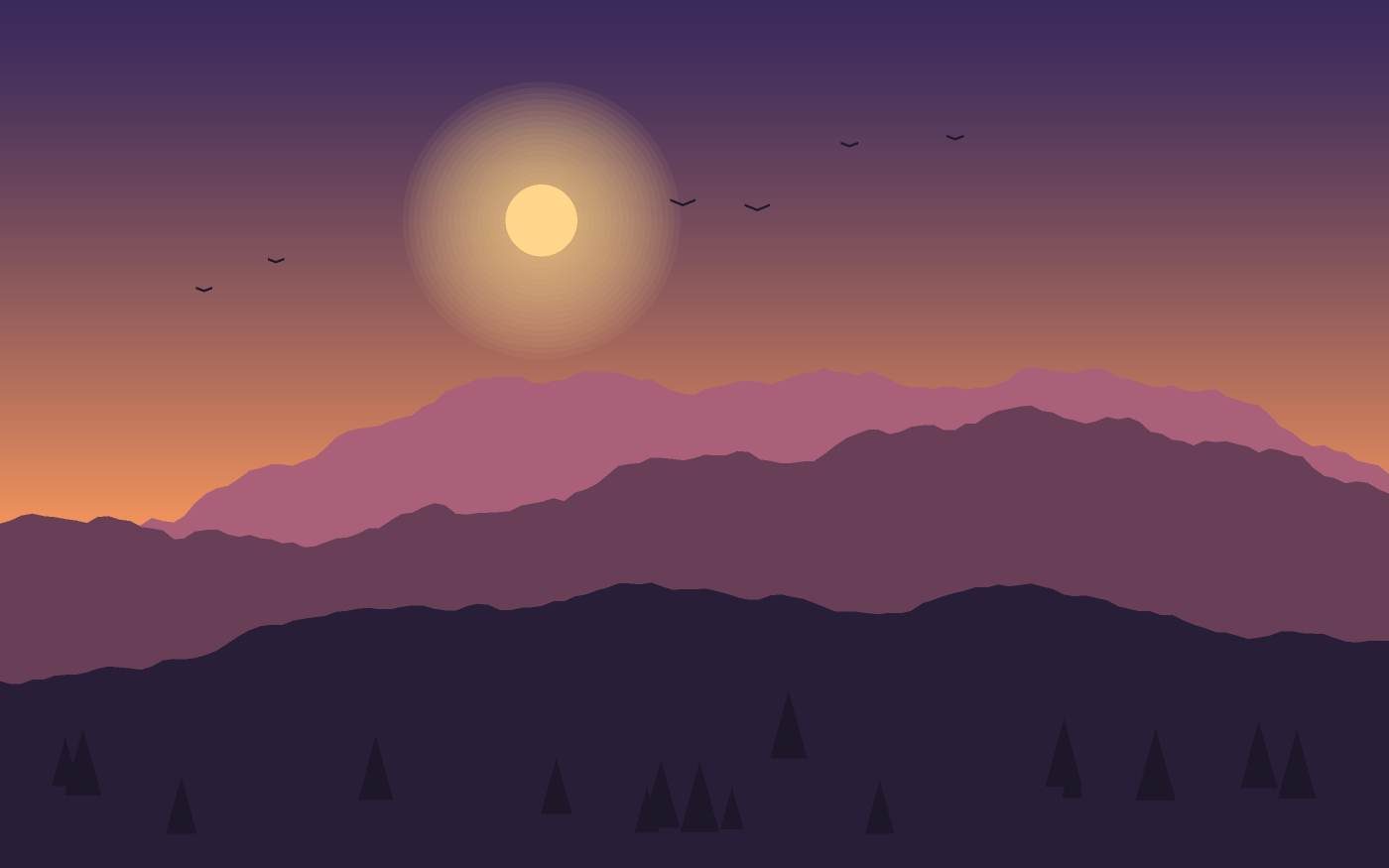 Landskabsillustration