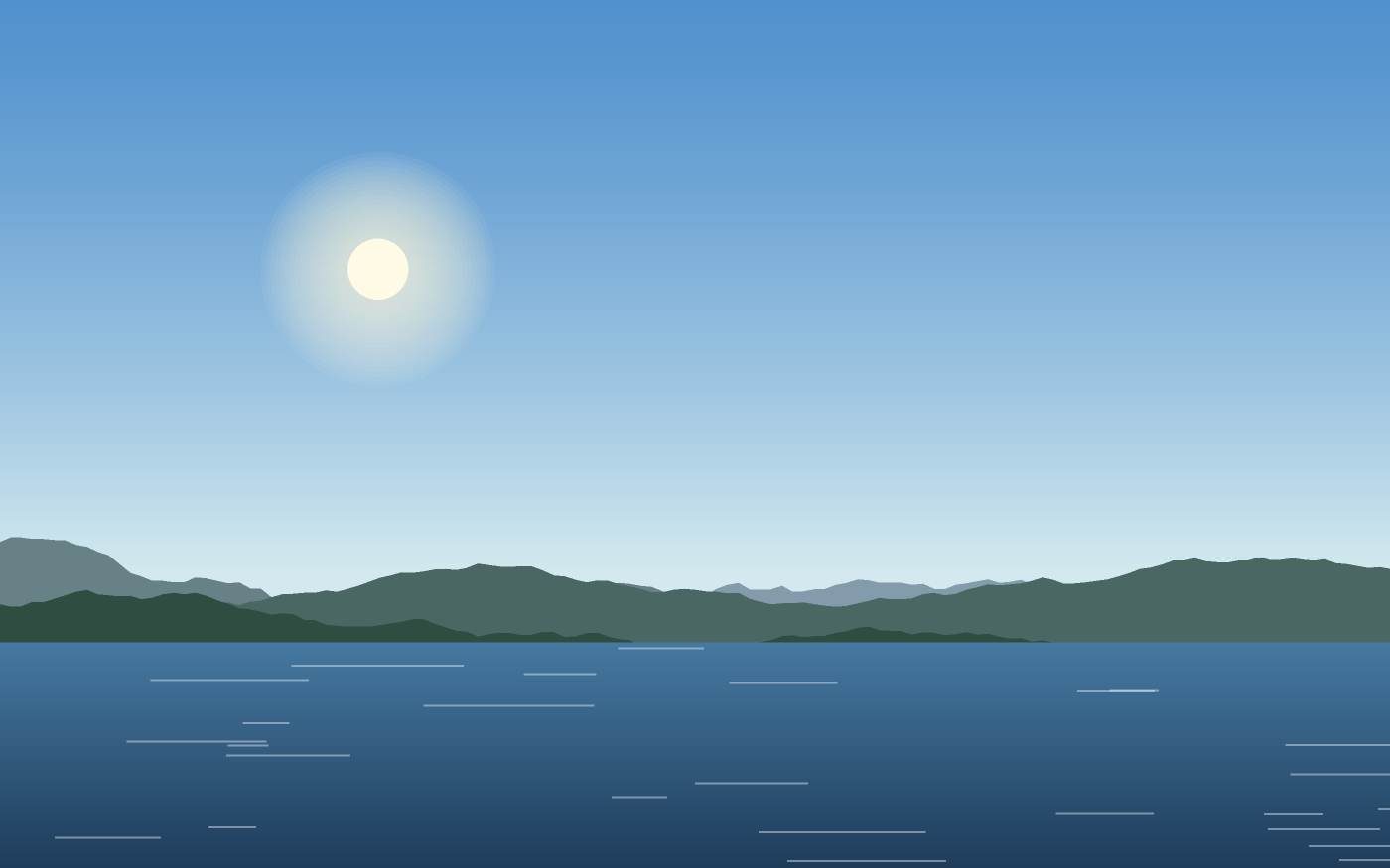 Ilustración de un paisaje