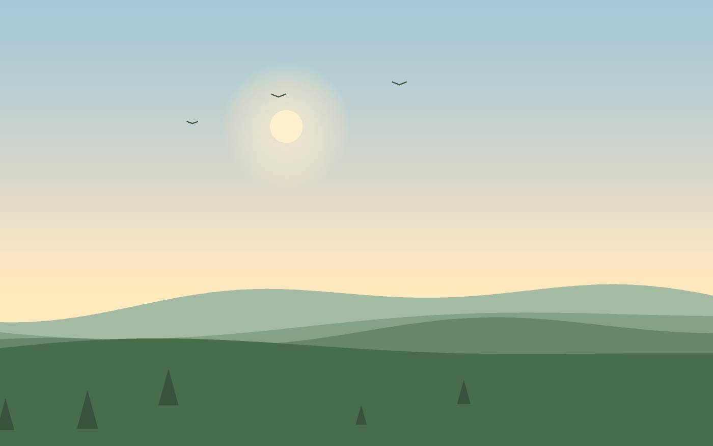 Ilustración de un paisaje