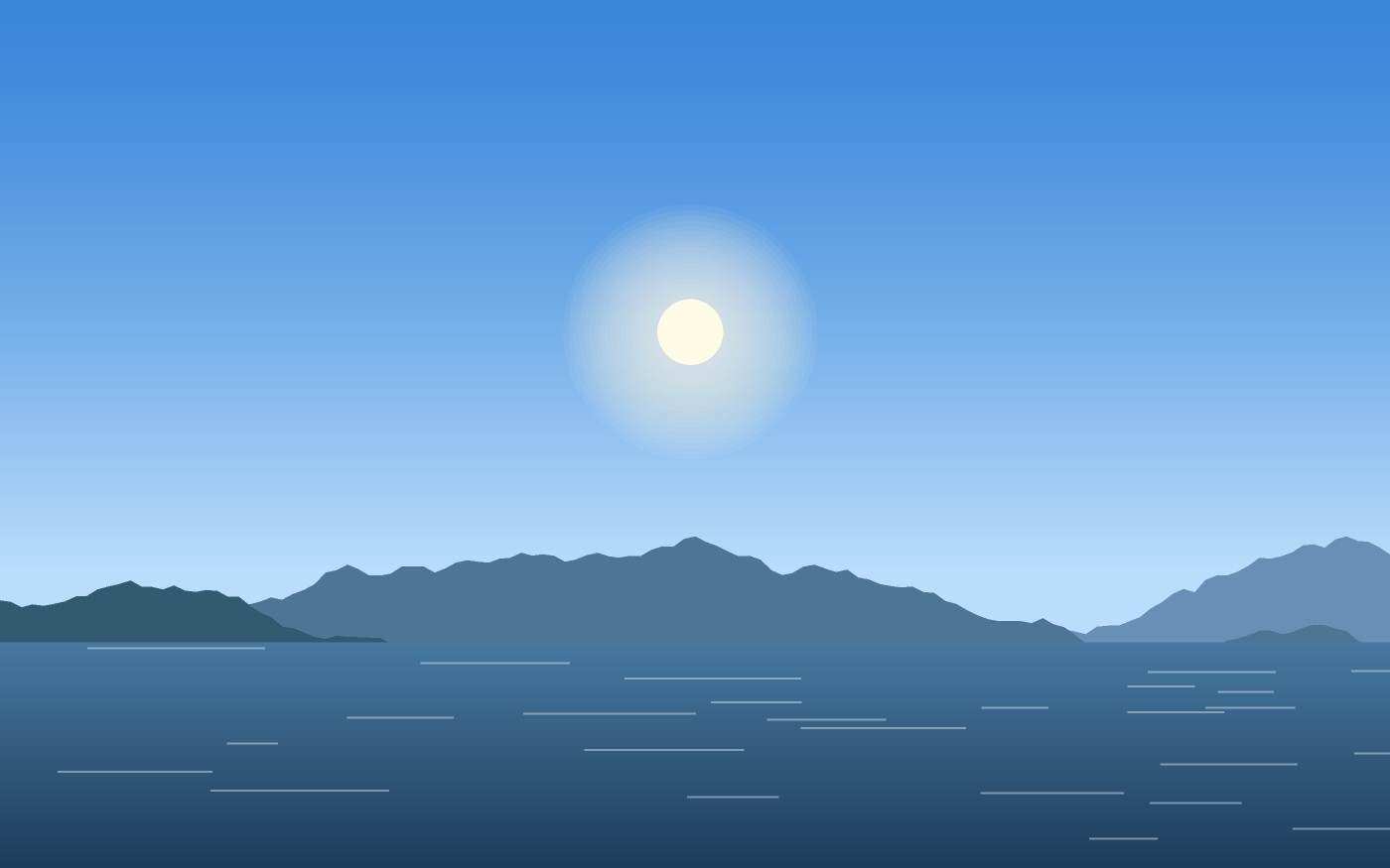 Illustrazione di un paesaggio
