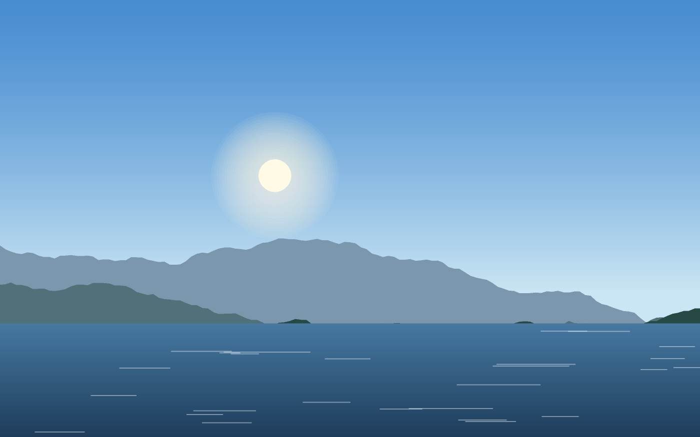 Landschapsillustratie