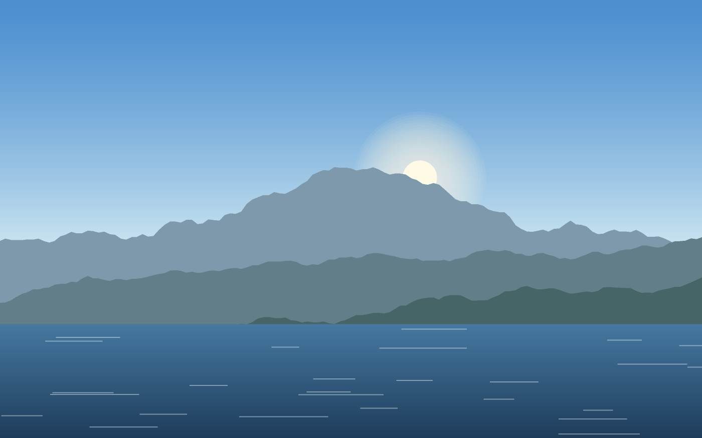 Landschapsillustratie