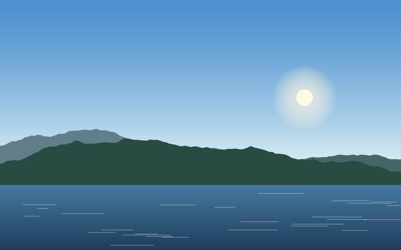 Landskapsillustrasjon