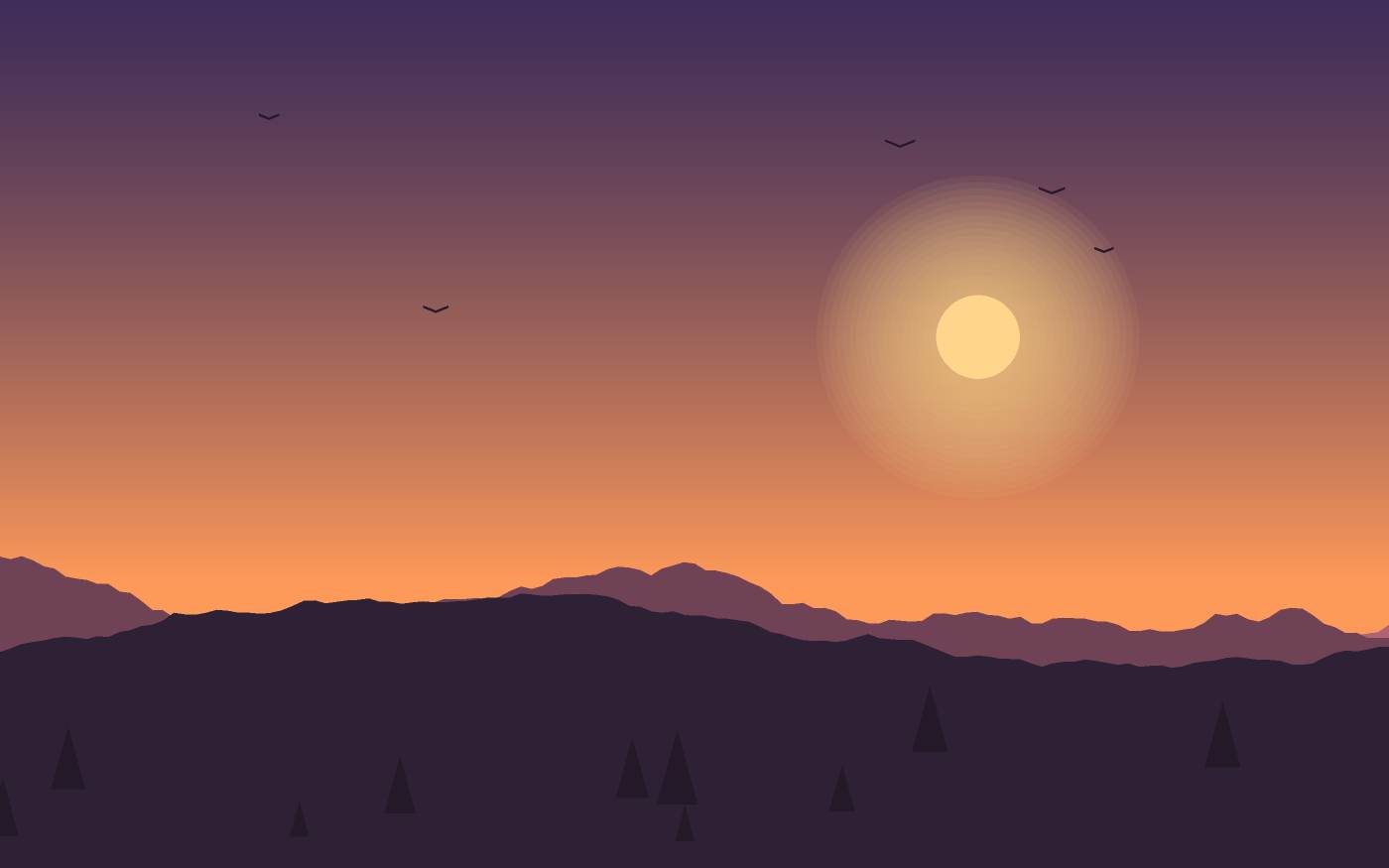 Ilustracja krajobrazu