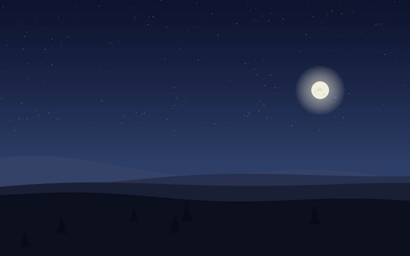 Ilustração de uma paisagem